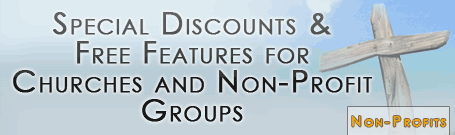 Proselyte-Graphics provides discounted prices and special widgets for Churches and Non-Profits.